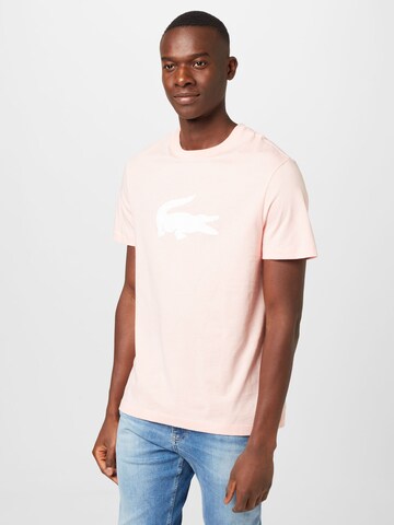 Maglietta di LACOSTE in rosa: frontale