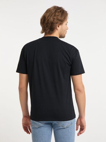 SOMWR Shirt 'ACT JUST IN TIME' in Black