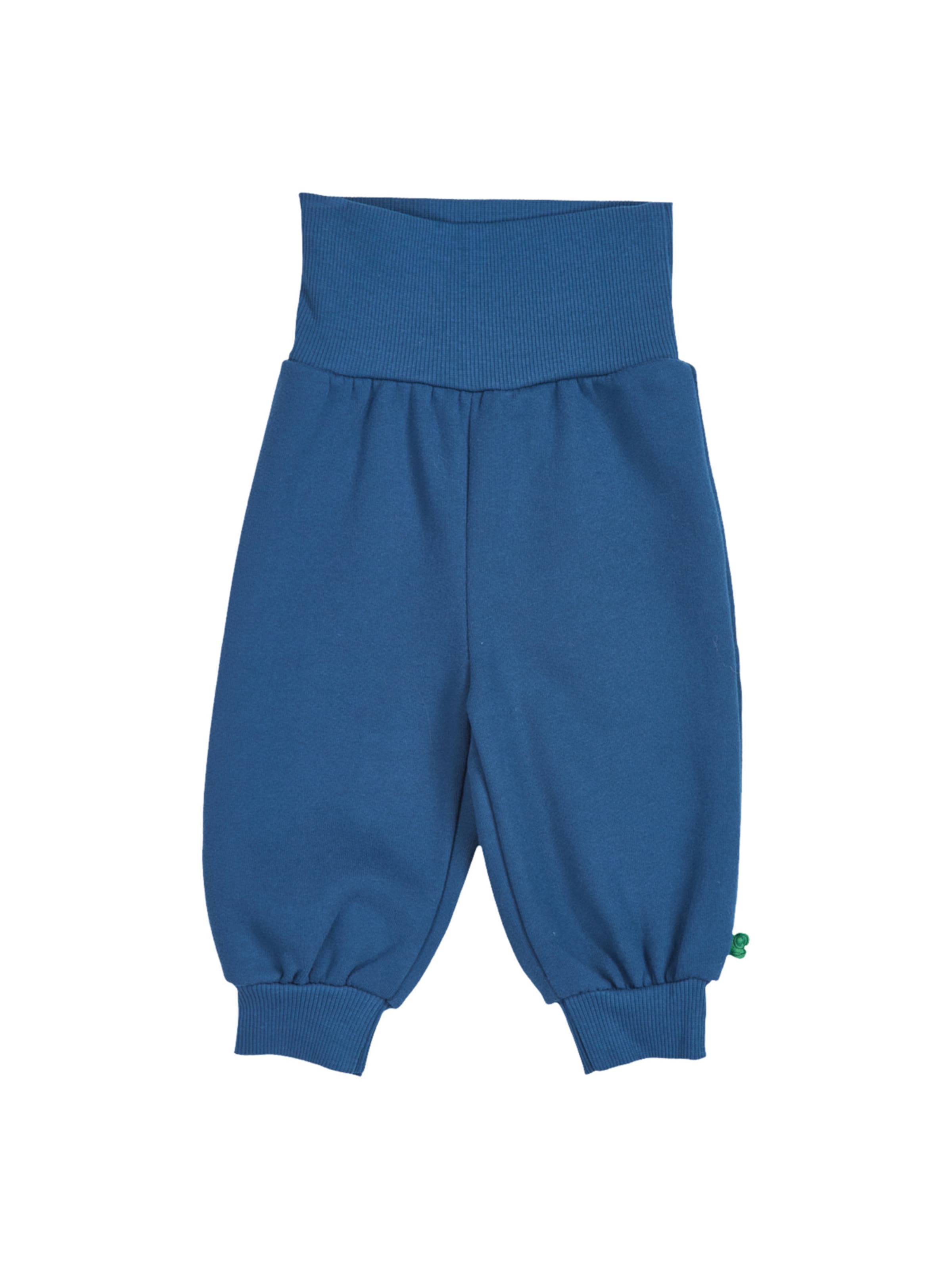 Effilé Pantalon Fred's World by GREEN COTTON en bleu : devant