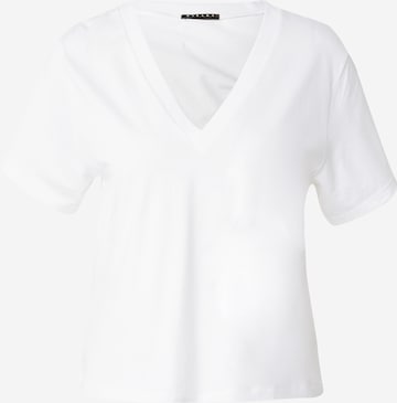 Sisley T-shirt i vit: framsida