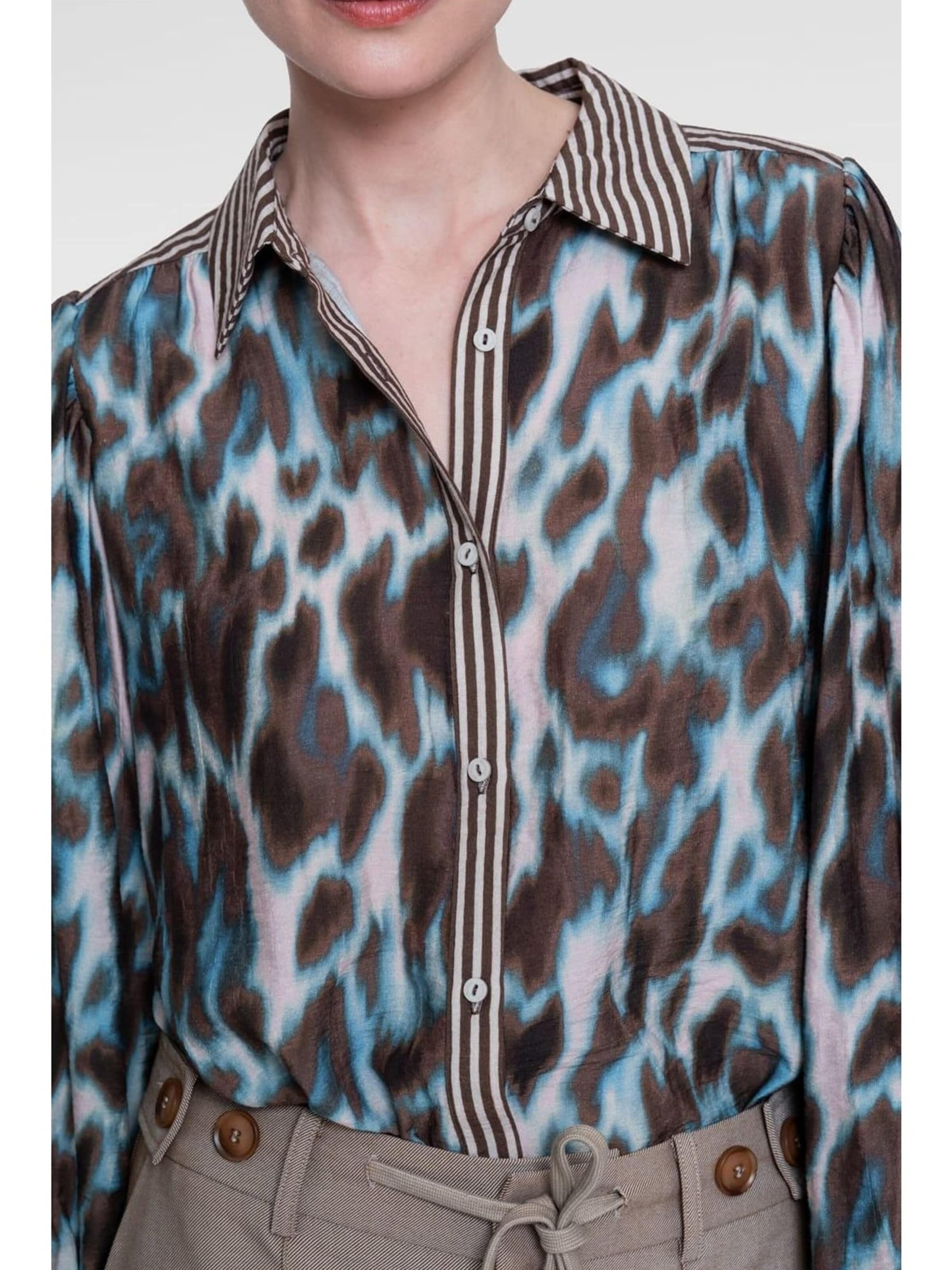 Geisha Blouse in Brown