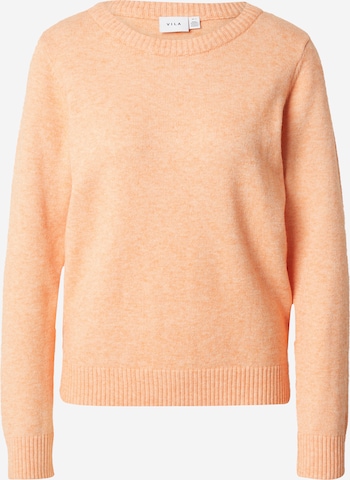 VILA Sweater 'RIL' in Orange: front