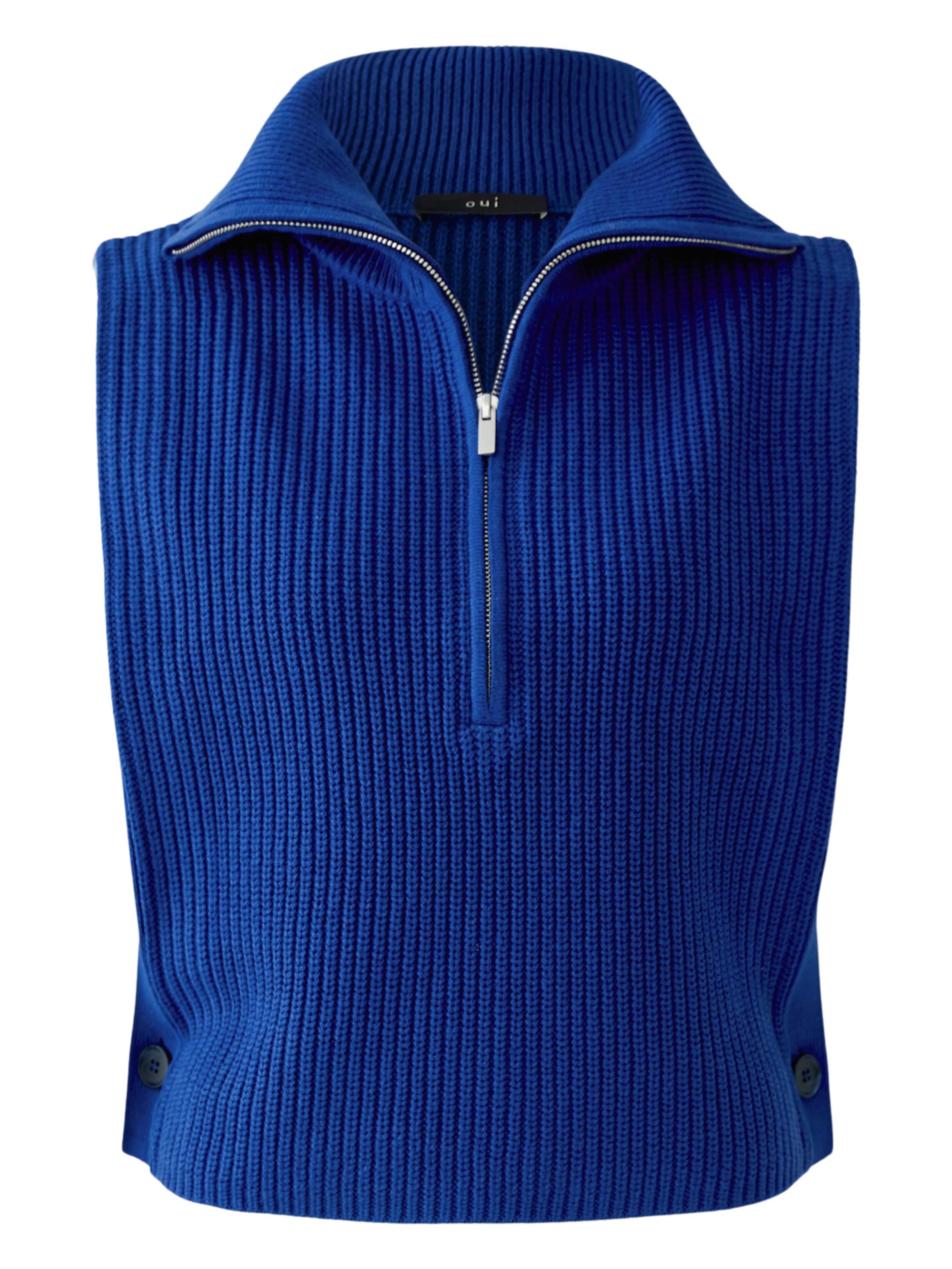 OUI Pullover in Blau: Vorderseite