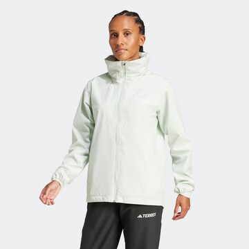 ADIDAS TERREX Outdoorjacke 'Ess' in Grün: Vorderseite