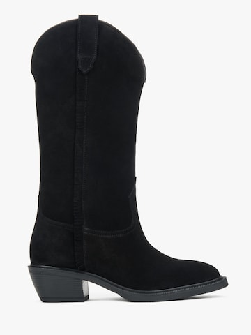 Estro Cowboystiefel '09-3484'‌‌‌‌‌‌‌‌ in Schwarz: Vorderseite