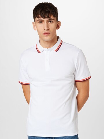 GUESS - Camiseta en blanco: frente