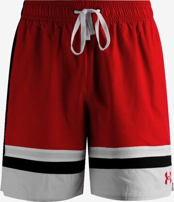UNDER ARMOUR Sporthose in Rot: Vorderseite
