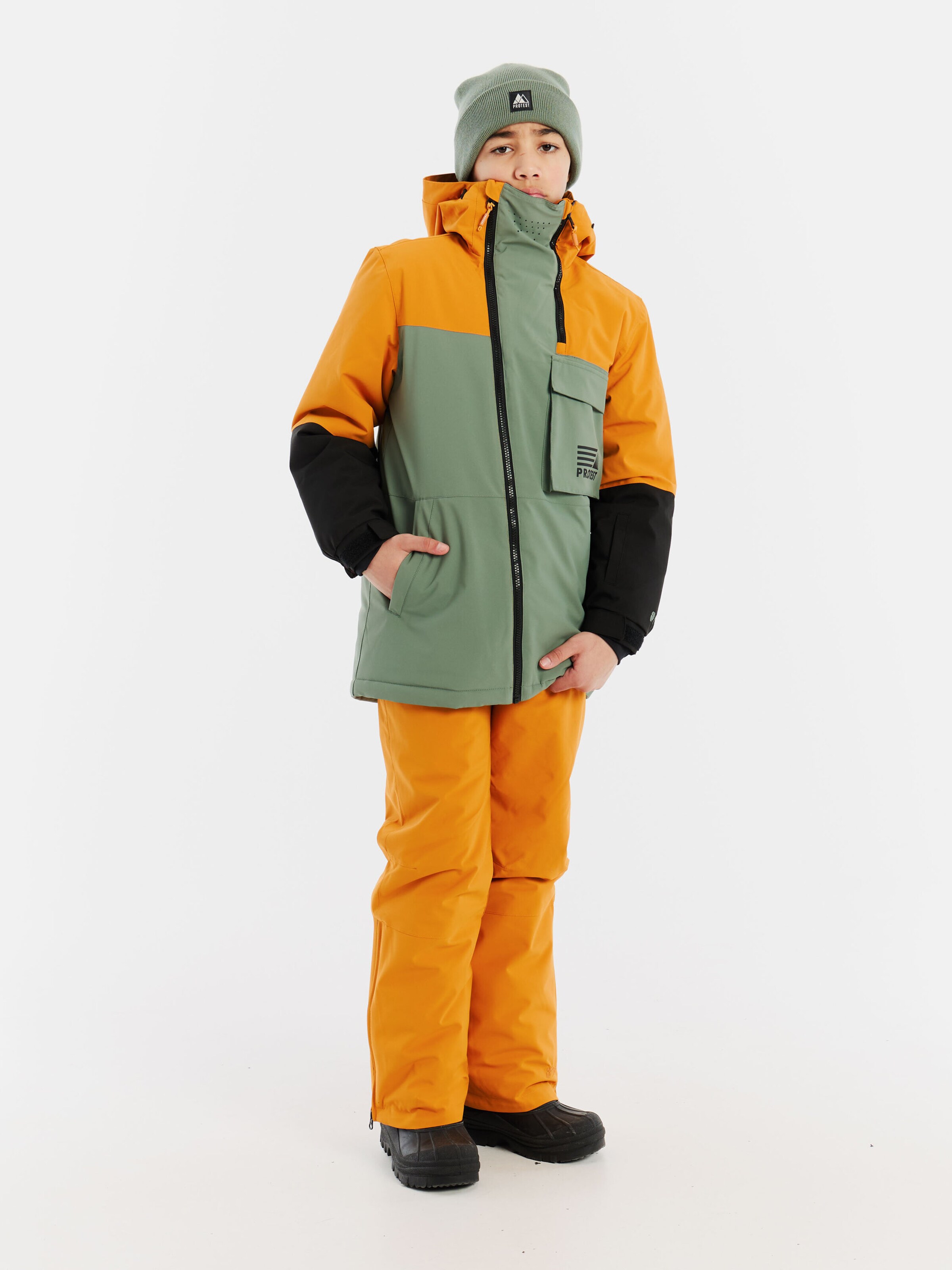 PROTEST Sportjacke 'PRTTrax JR' in Grün