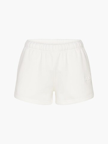cfab (formerly creamy fabrics) - Loosefit Pantalón 'Everyday' en blanco: frente