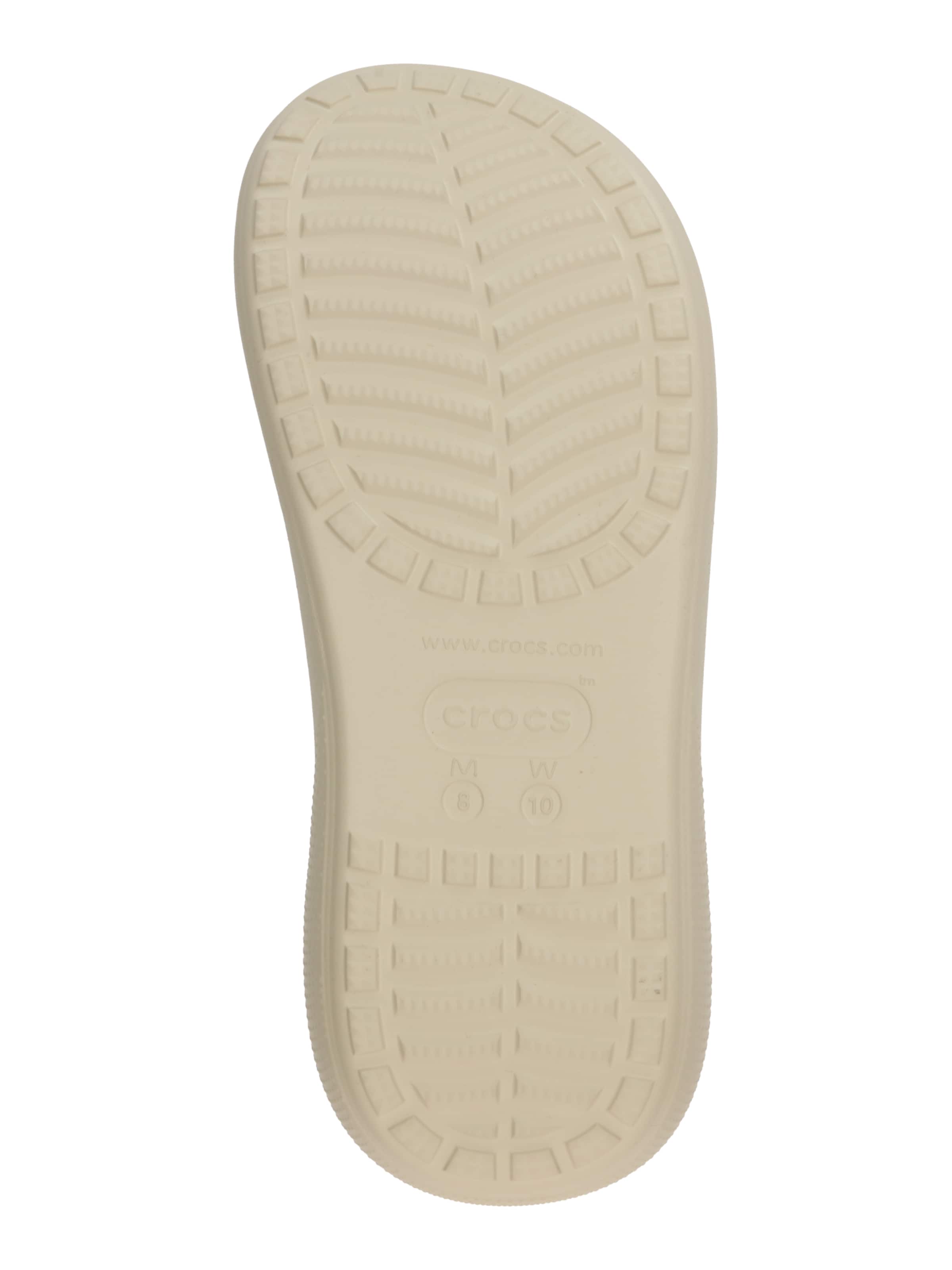 Crocs Plätu 'Classic Crush', värv beež