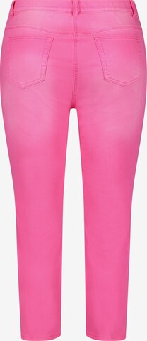 SAMOON Slimfit Jeans 'Betty' in Roze