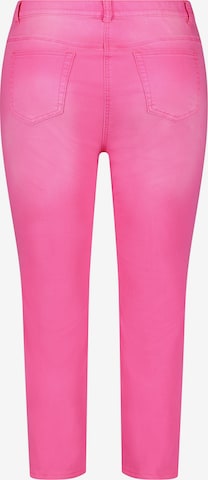 SAMOON Slim fit Jeans 'Betty' in Pink