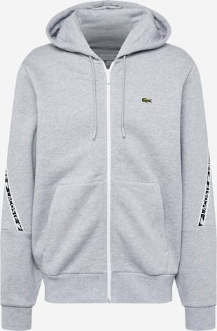 LACOSTE Sweatjacke in Grau: predná strana