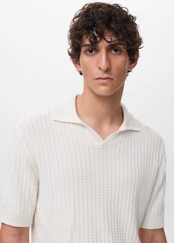 MANGO MAN Sweater 'Hondarra' in White