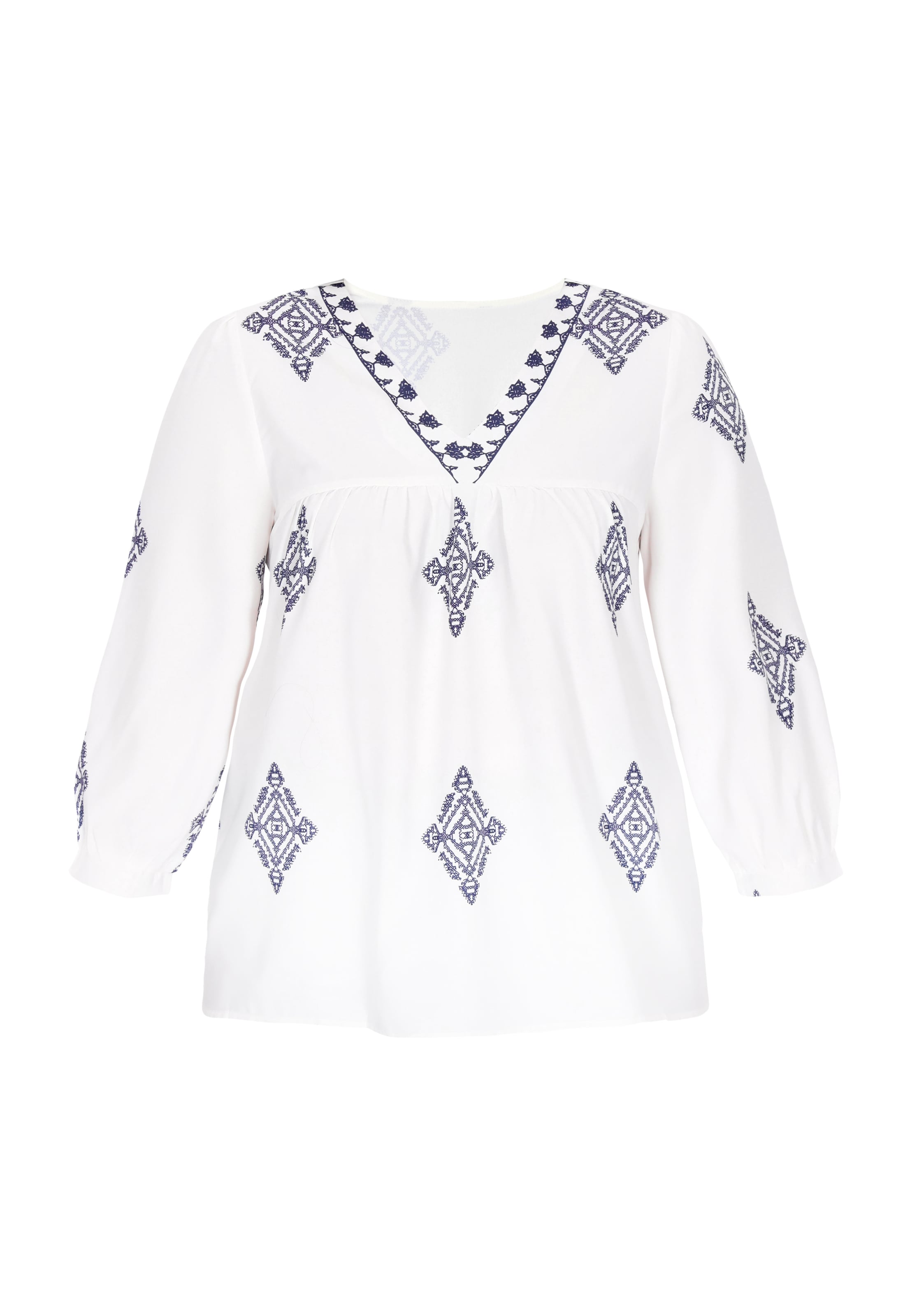 Gaya - Blusa em branco: frente