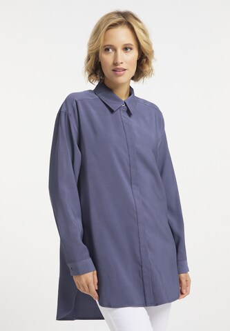 usha BLUE LABEL Blouse in Blauw: voorkant