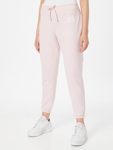 GAP Tapered Broek in Roze: voorkant