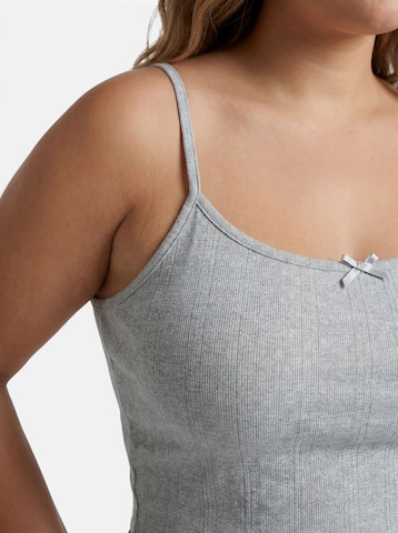 PIECES - Top en gris