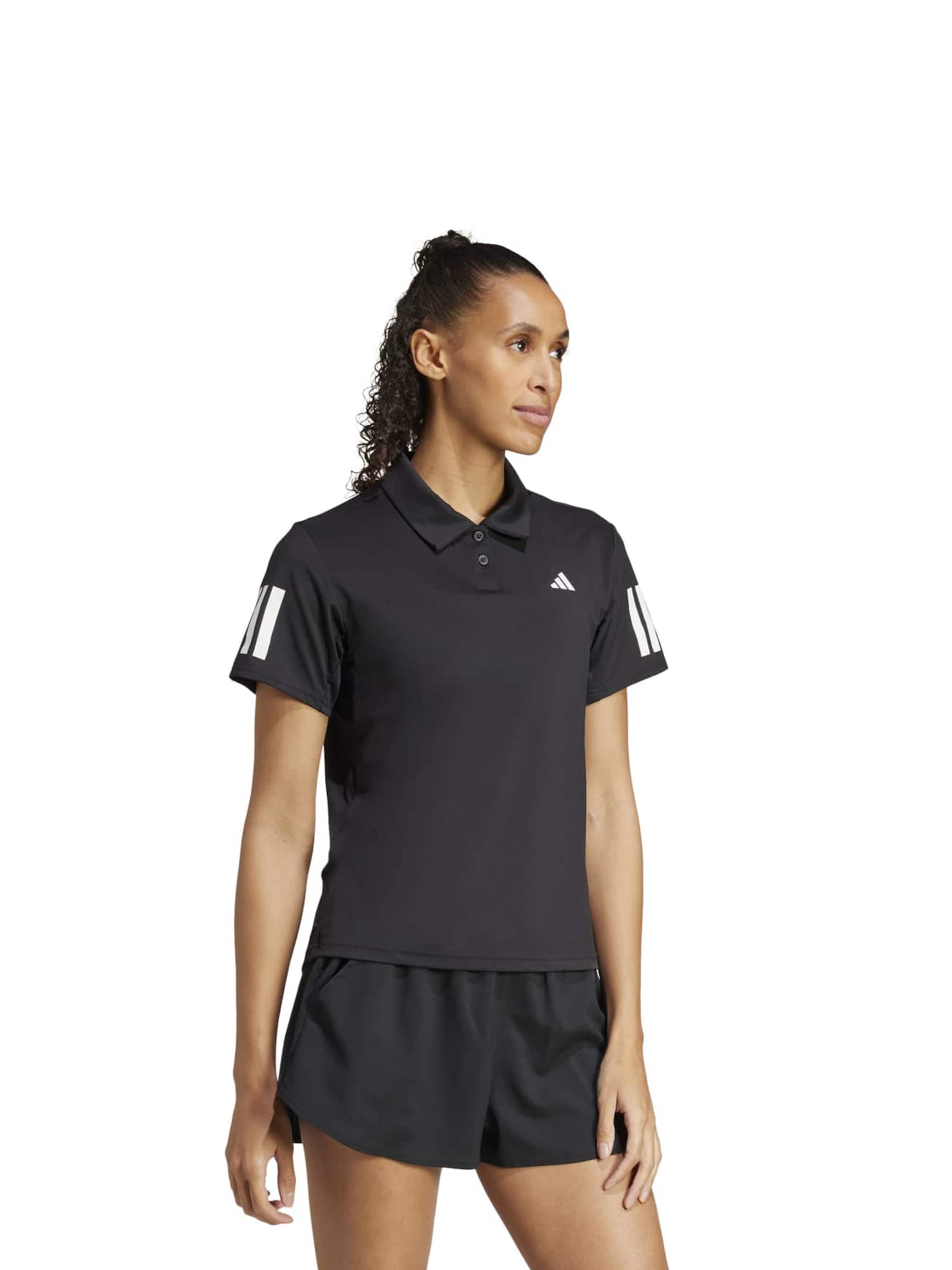 ADIDAS PERFORMANCE Functioneel shirt 'CLUB' in Zwart: voorkant