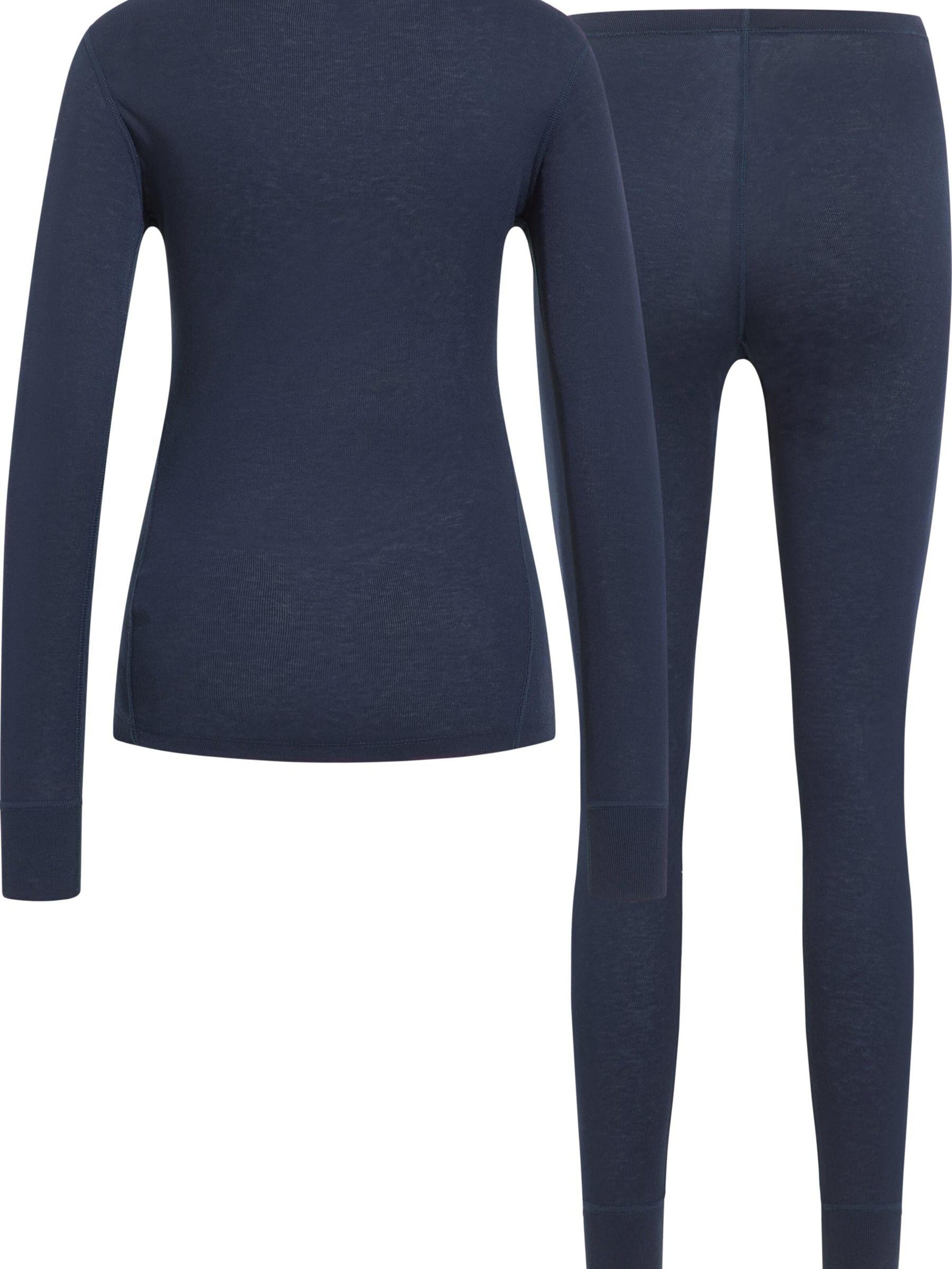 ODLO T-Shirt Wäsche-Sets 'ACTIVE WARM'‌‌‌ in Blau