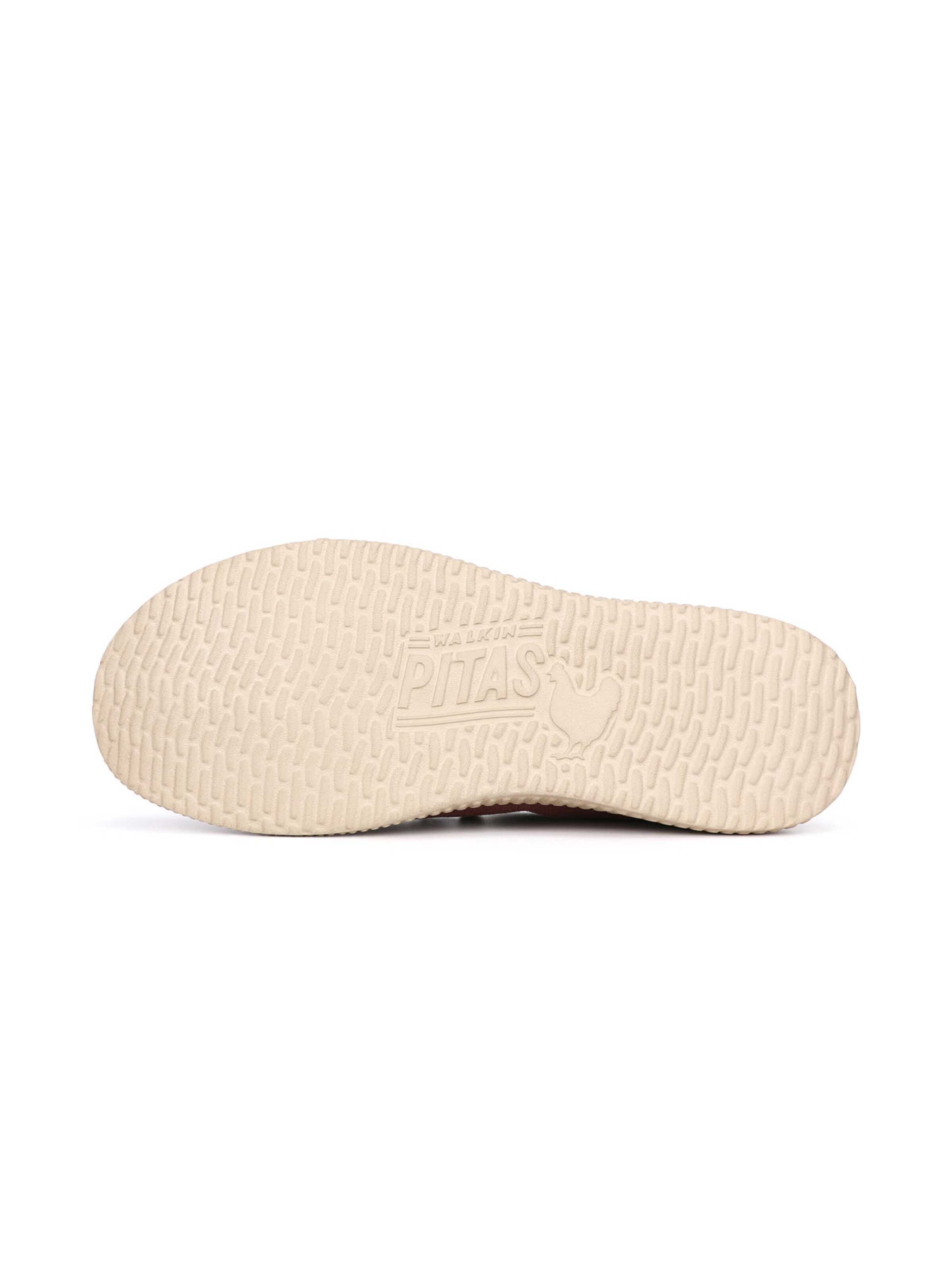 Walk In Pitas Moccasin 'Wallabi' in Red: bottom