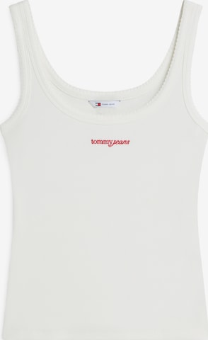Tommy Jeans - Top em branco: frente