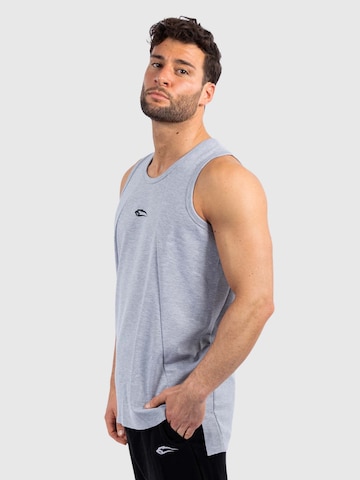 T-Shirt fonctionnel 'Wide' Smilodox en gris