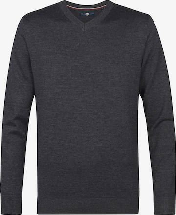 Pull-over Petrol Industries en gris : devant