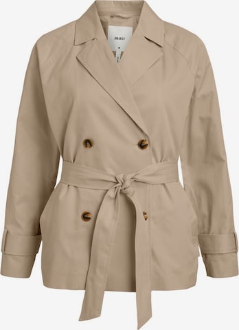 Manteau mi-saison OBJECT en beige : devant