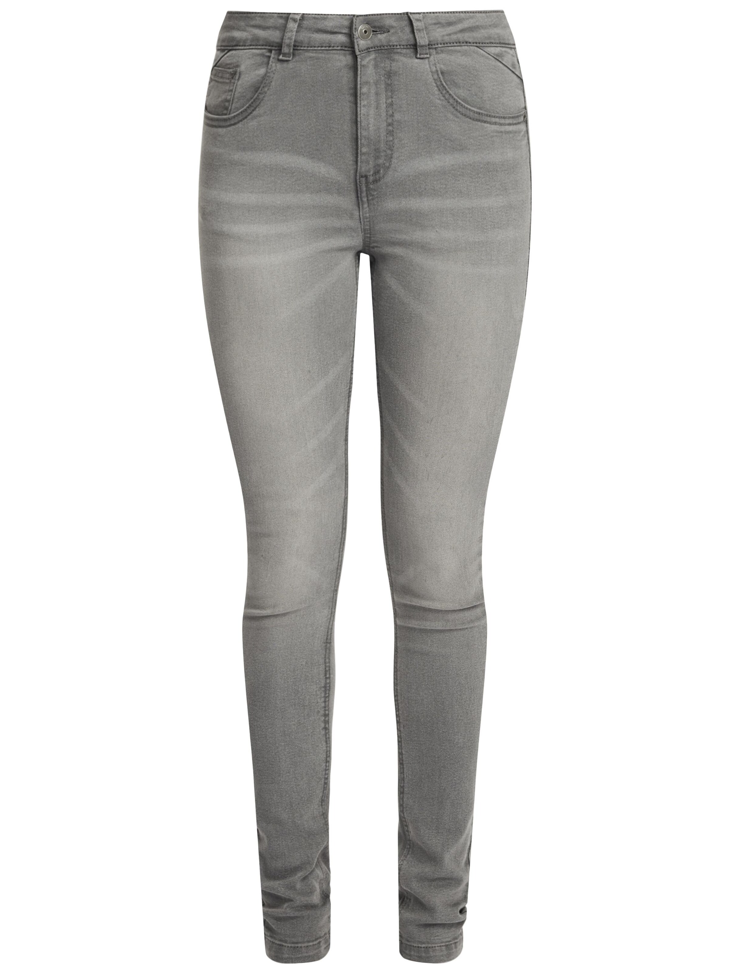 Skinny Jeans 'Lenna' di Oxmo in grigio: frontale