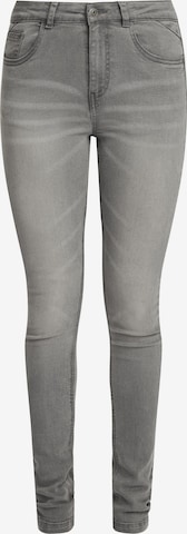 Oxmo - Calças de ganga 'Lenna' em cinzento: frente