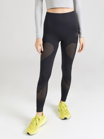 ADIDAS BY STELLA MCCARTNEY - Skinny Pantalón deportivo en negro: frente
