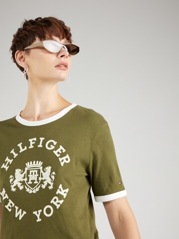 Maglietta di TOMMY HILFIGER in verde