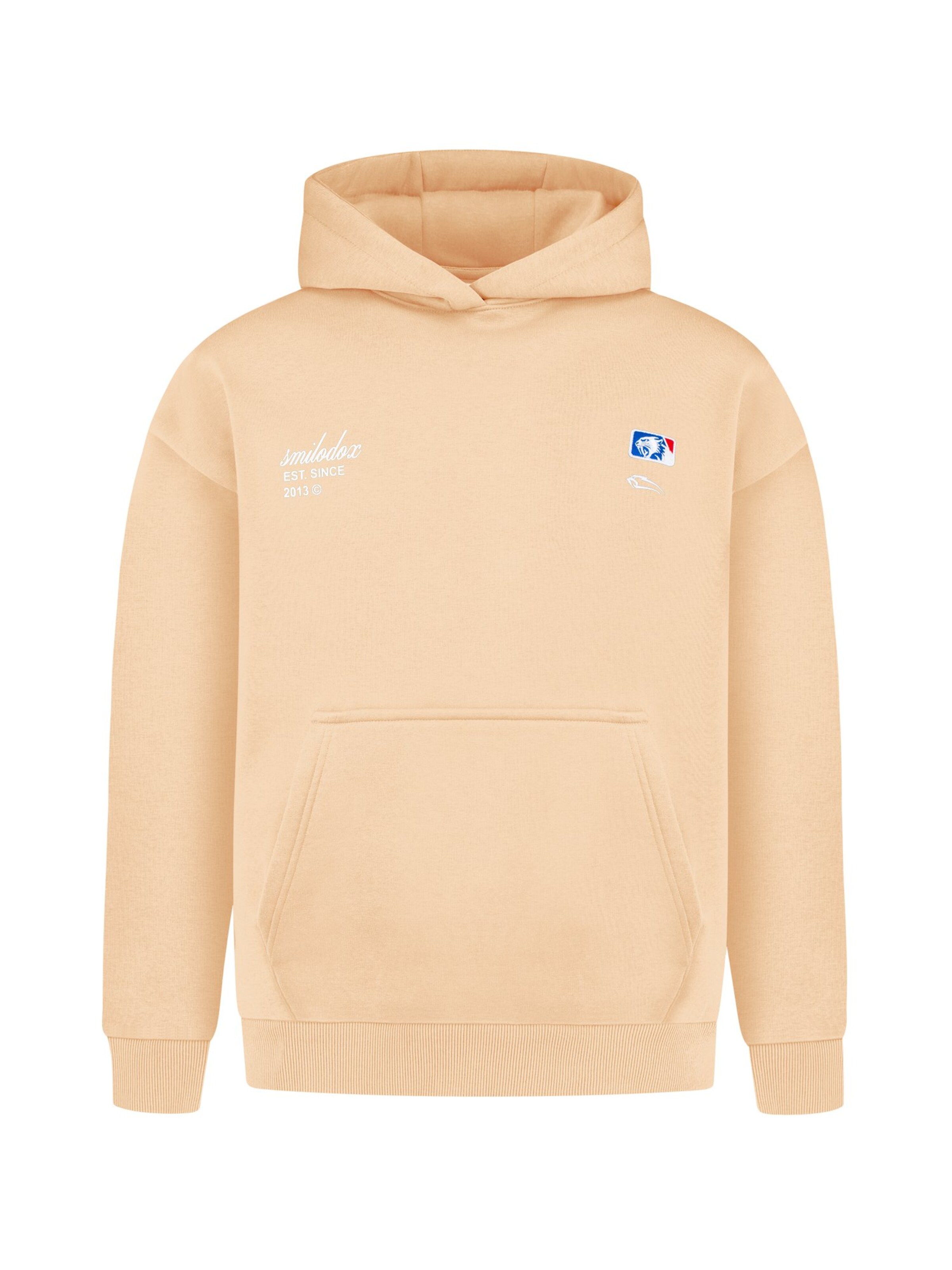 Smilodox Sweatvest in Beige: voorkant