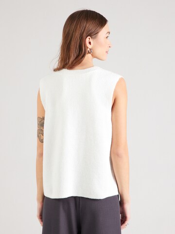 PIECES Gebreide bodywarmer in Wit