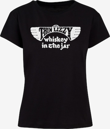 Maglietta 'Thin Lizzy - Whiskey Amended' di Merchcode in nero: frontale