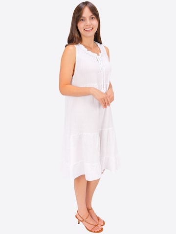 Robe ' BUKI' Seasons of April en blanc
