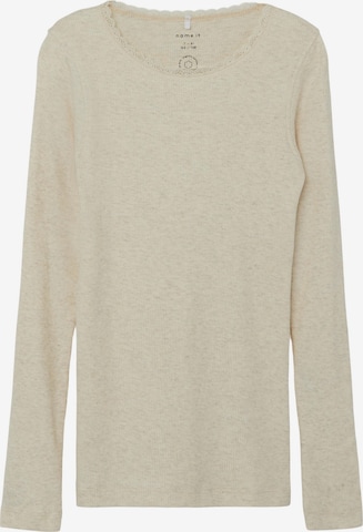 T-Shirt 'Kab' NAME IT en beige : devant