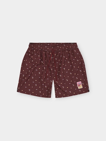 Bavarian Caps Swimming shorts 'Dolce Vita' in Brown: front