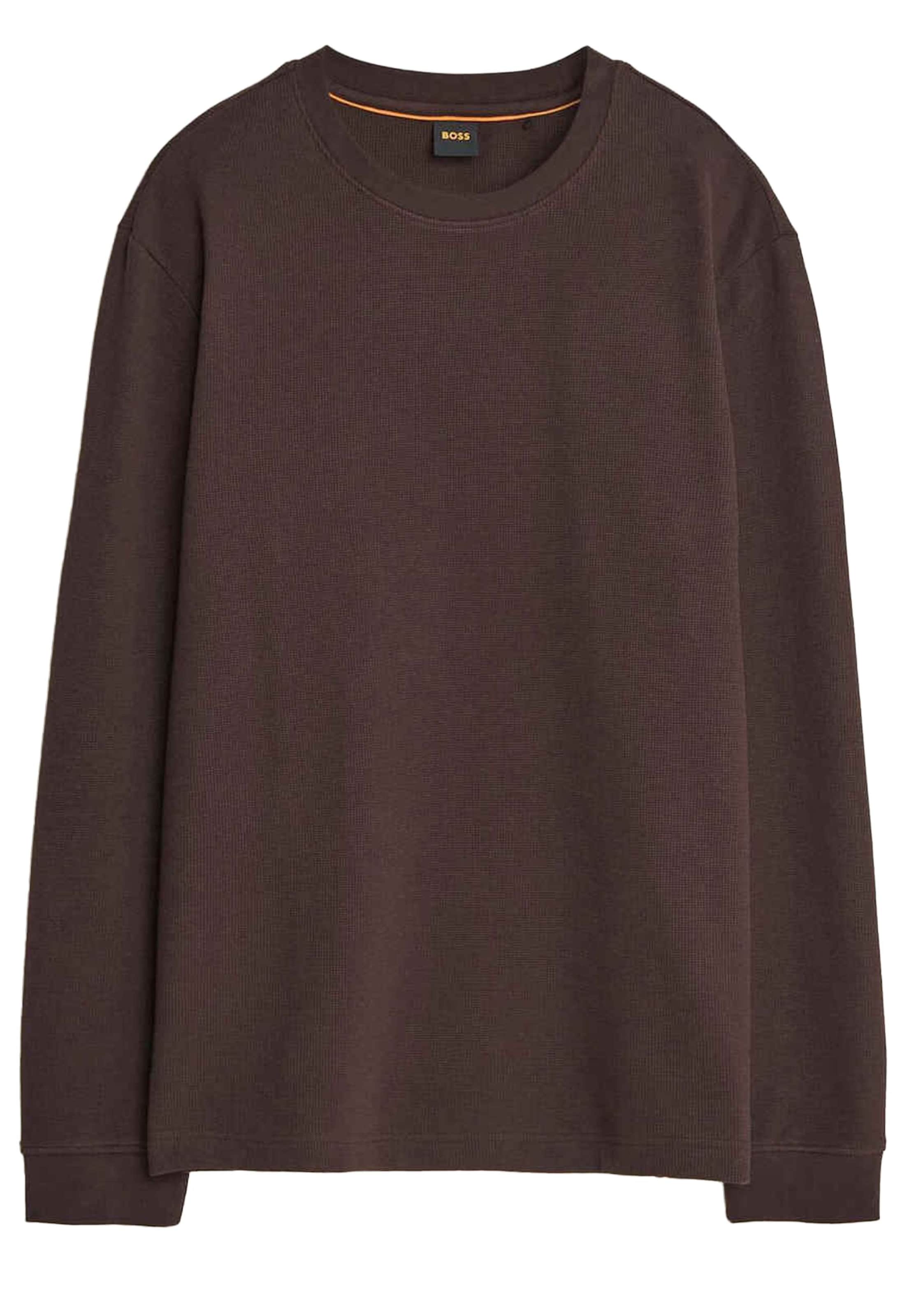 BOSS Sweatshirt in Brown: front