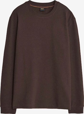 BOSS Sweatshirt in Brown: front