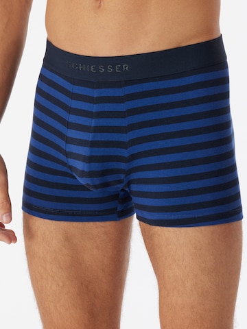 SCHIESSER Boxershorts '95/5' in Blauw: voorkant