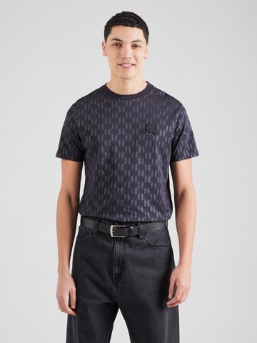 T-Shirt Karl Lagerfeld en bleu : devant