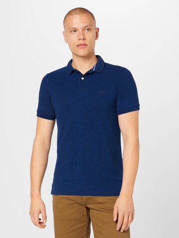 Superdry Poloshirt in Blau: Vorderseite