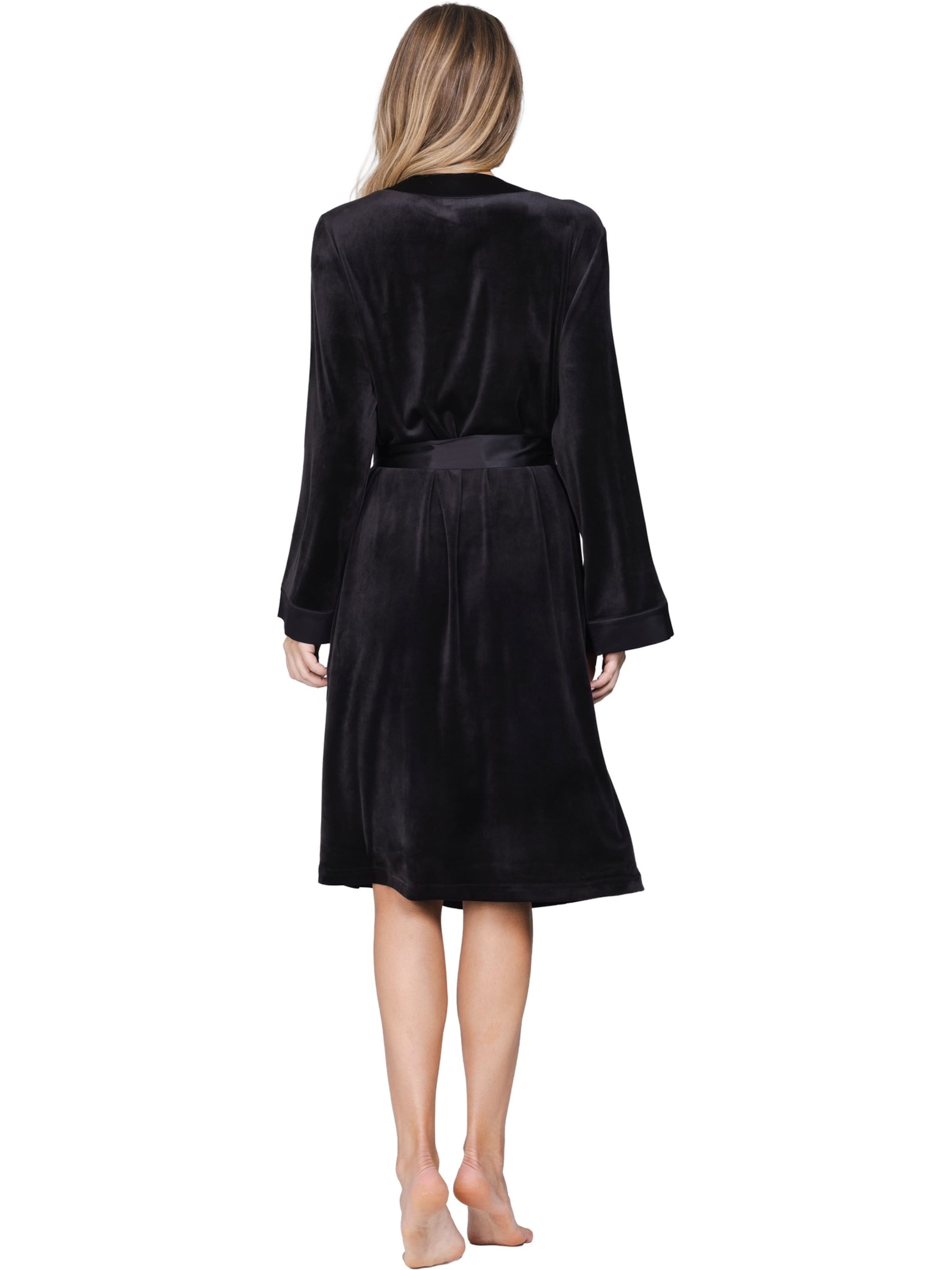 Pastunette Ochtendjas 'Premium - Midnight Haze' in Zwart