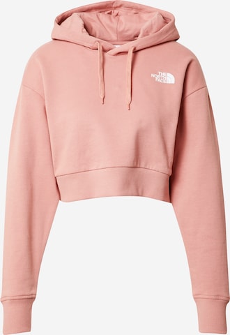 THE NORTH FACE - Sweatshirt em rosa: frente