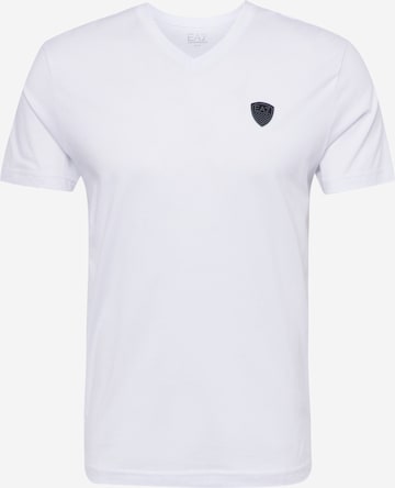 EA7 Emporio Armani - Camiseta en blanco: frente