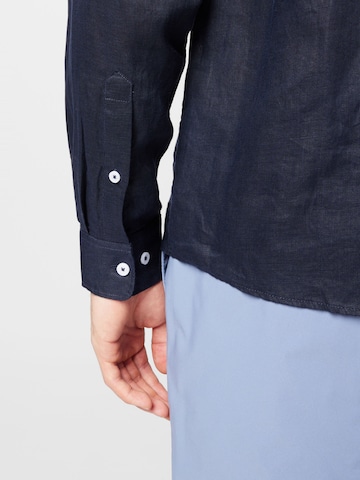 s.Oliver Regular fit Button Up Shirt in Blue