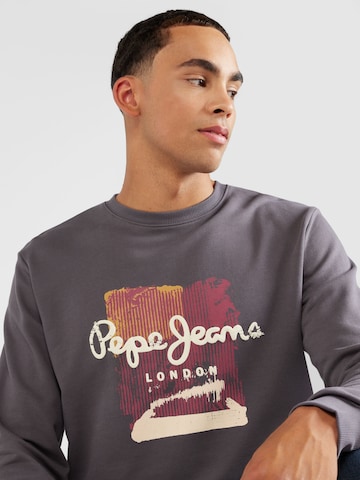Sweat-shirt 'MELBOURNE' Pepe Jeans en gris