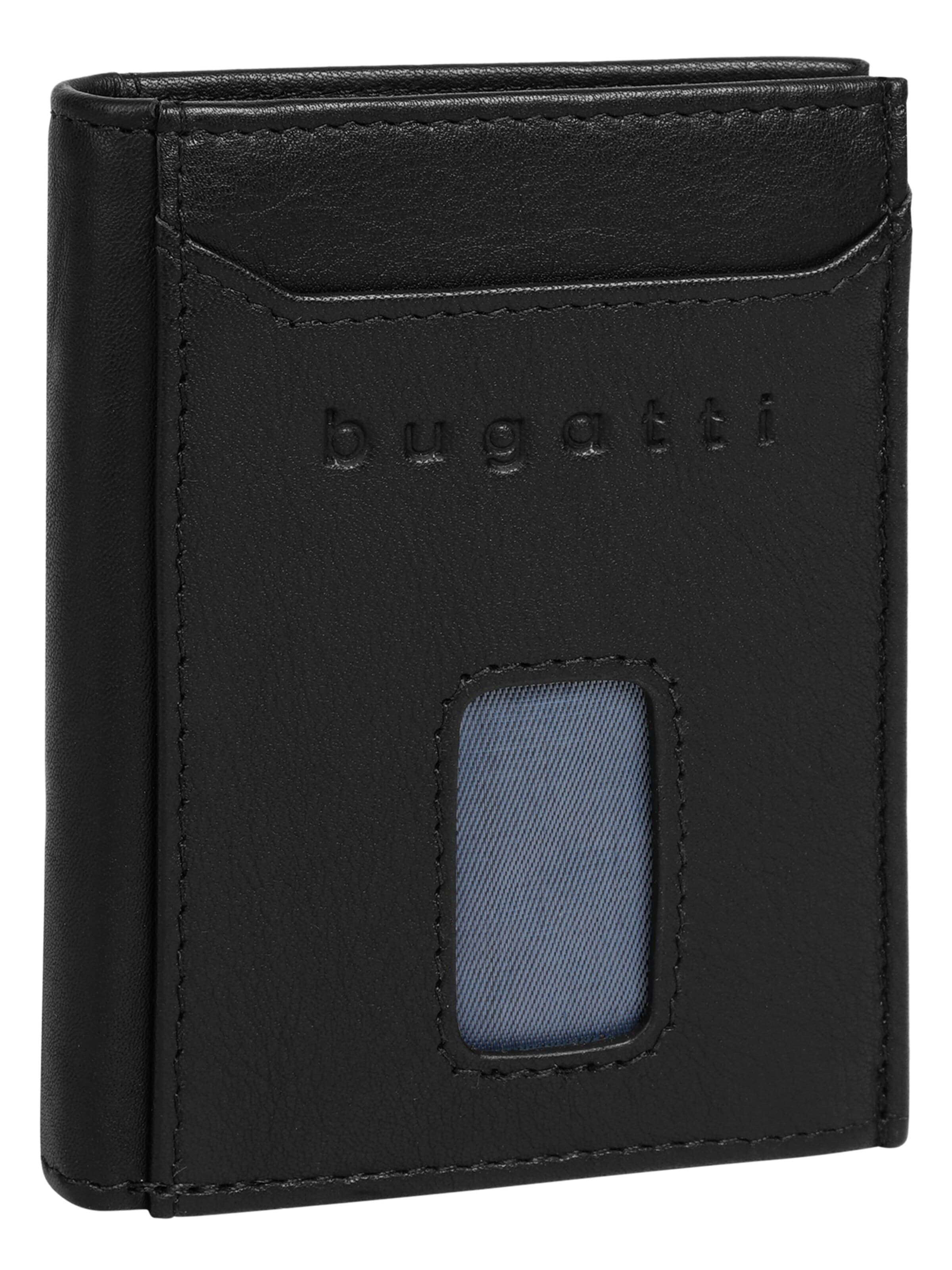 bugatti Portemonnaie 'SECURE SLIM'‌ in Schwarz